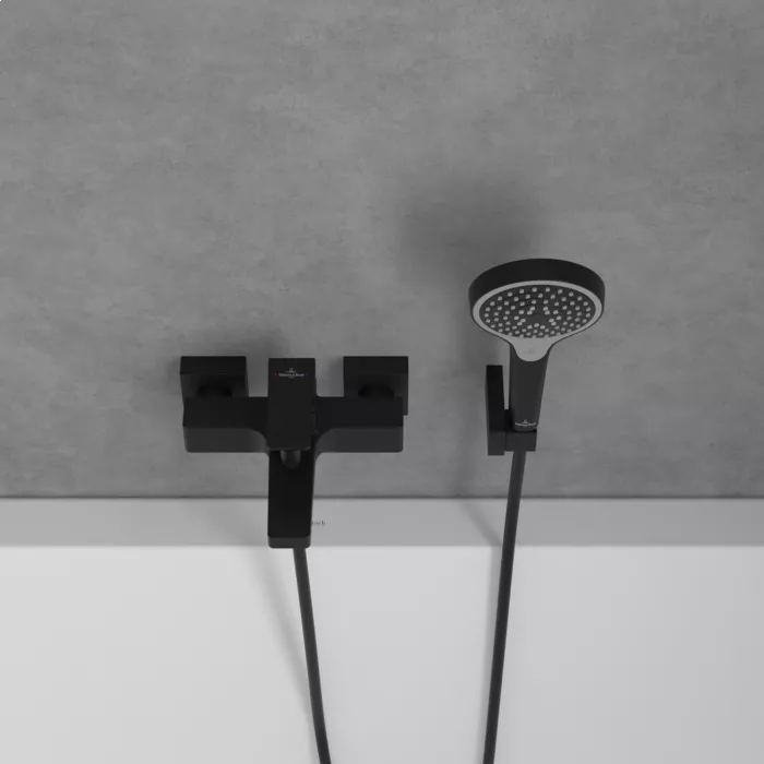 Baterie cada Villeroy and Boch Architectura, aparenta, mat, negru, TVT125001000K5 [9]