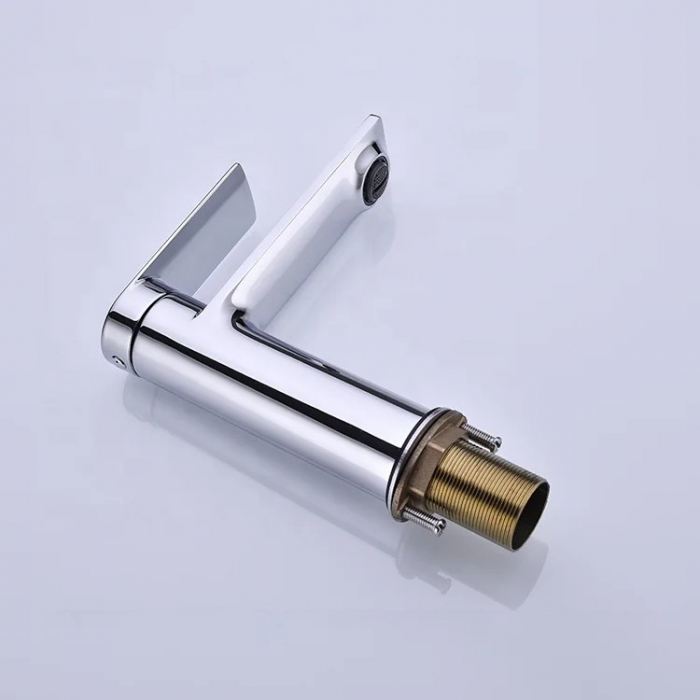 Baterie chiuveta baie La Brocca ROMA P800D105, Monocomanda, Design slim, Montaj pe perete, Economie de apa, Silentioasa, Usor de curatat si instalat, alama sanitara, Finisaj crom [3]