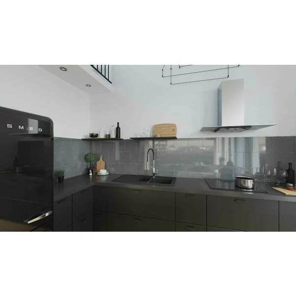 Baterie cu pipa flexibila extractibila crom-negru Ferro Libretto [4]