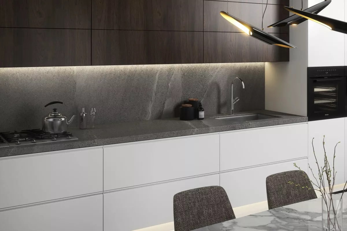 Baterie de bucatarie Fdesign Meandro FD1-MDR-4-11, 3/8'', tip C, pipa inalta, pivotanta, cartus ceramic, crom [2]