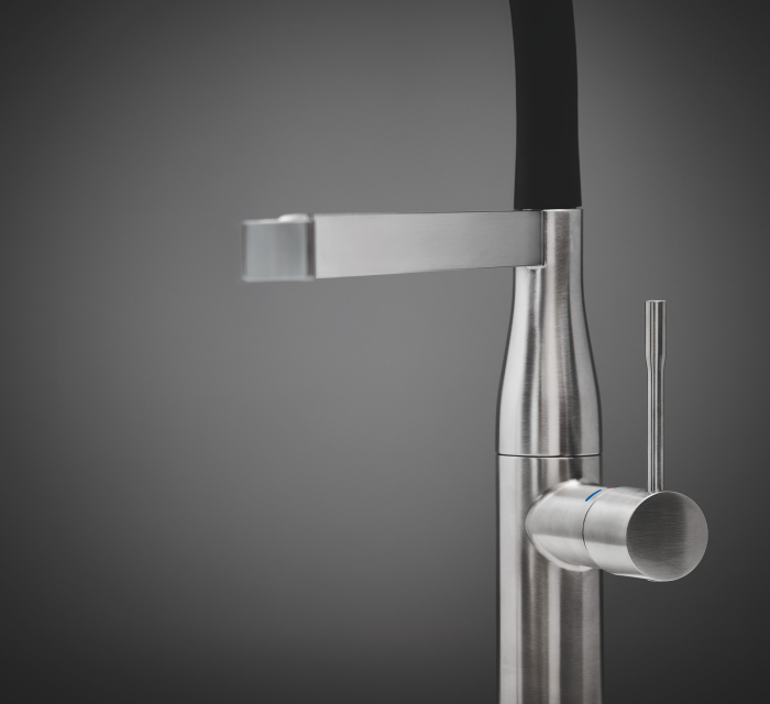 Baterie de bucatarie Grohe 30294DC0, Essence, 3/8'', XL, tip C, dus, 2 functii, mat, otel satinat [6]