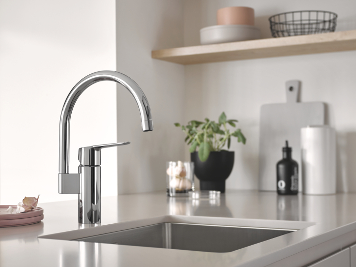 Baterie de bucatarie Grohe 30469000, 1 bar, 339 mm, 183 mm, 1 orificii instalare, 1 sprayuri, 110 unghi pivotare, Crom [5]