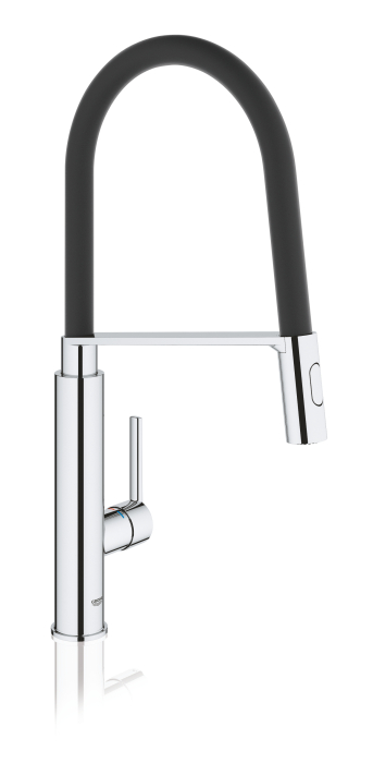 Baterie de bucatarie Grohe 31489000, 1 bar, 510 mm, 235 mm, 1 orificii instalare, 2 sprayuri, 360 unghi pivotare, Crom [6]