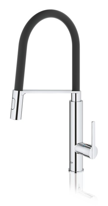 Baterie de bucatarie Grohe 31489000, 1 bar, 510 mm, 235 mm, 1 orificii instalare, 2 sprayuri, 360 unghi pivotare, Crom [7]