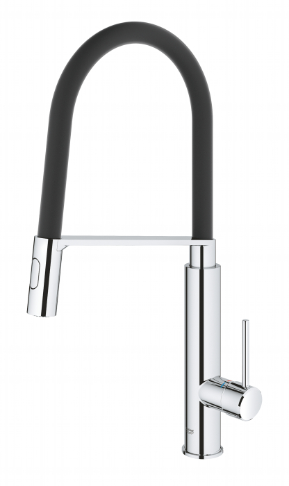 Baterie de bucatarie Grohe 31491000, 1 bar, 510 mm, 235 mm, 1 orificii instalare, 2 sprayuri, 360 unghi pivotare, Crom [2]