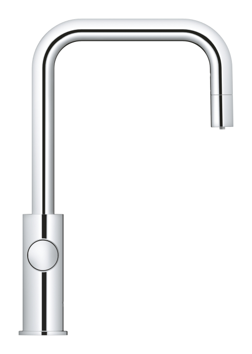 Baterie de bucatarie Grohe 31543000, 1 bar, 393 mm, 224 mm, 1 orificii instalare, 1 sprayuri, 150 unghi pivotare, Crom [3]