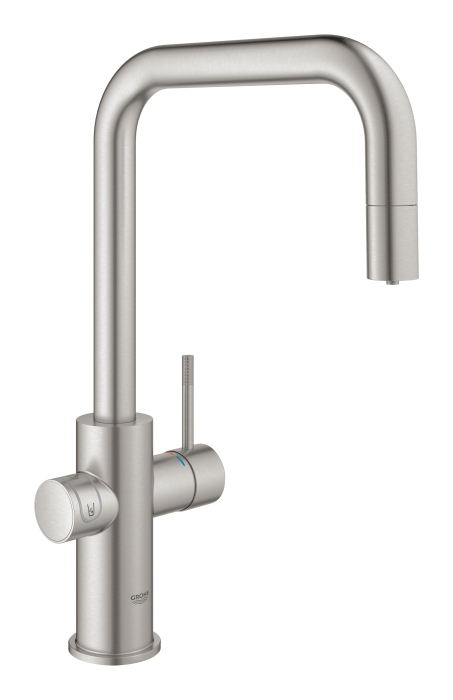 Baterie de bucatarie Grohe 31543DC0, Blue Home, inalta, tip U, filtrare, racire si apa carbogazoasa, Smart, APP [2]