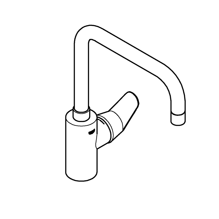 Baterie de bucatarie Grohe 32259003, 1 bar, 306 mm, 223 mm, 1 orificii instalare, 1 sprayuri, 150 unghi pivotare, Crom [5]