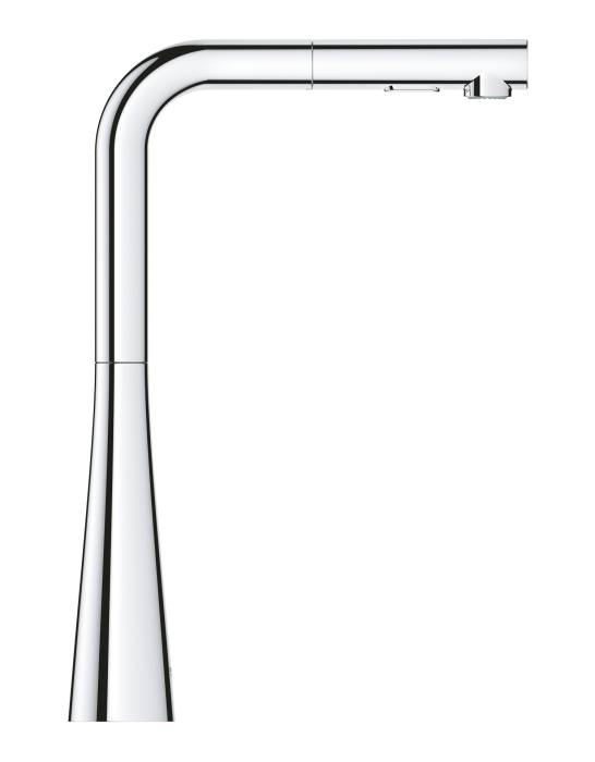 Baterie de bucatarie Grohe 32553002, 1 bar, 380 mm, 205 mm, 1 orificii instalare, 2 sprayuri, 360 unghi pivotare, Crom [5]