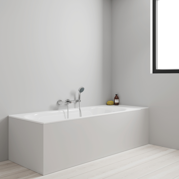 Baterie de cada Grohe 34774000, 1 bar, 298 mm, 162 mm, 55 mm, 2 orificii instalare, 1/2 dimensiune racord, Crom [6]