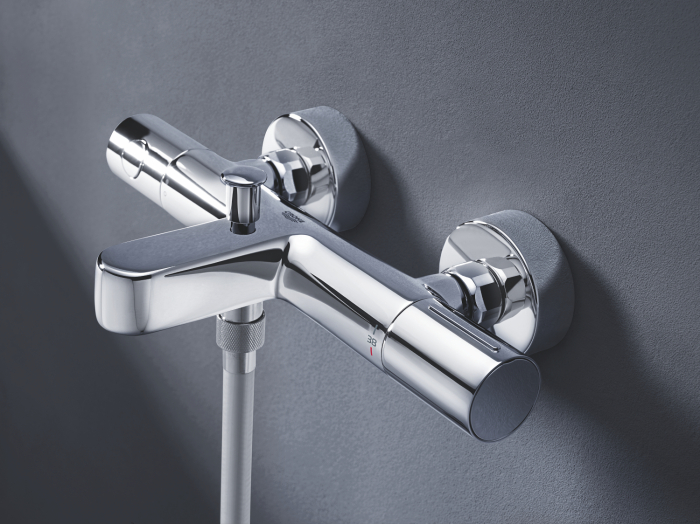Baterie de cada Grohe 34774000, 1 bar, 298 mm, 162 mm, 55 mm, 2 orificii instalare, 1/2 dimensiune racord, Crom [5]
