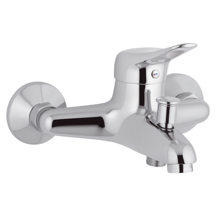 Baterie de cada Remer Rubinetterie Kiss K05, aparenta, monocomanda, cartus ceramic, crom lucios, alama [1]