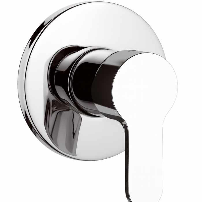 Baterie cada sau dus Remer Winner W30, incastrata, crom lucios, alama [1]