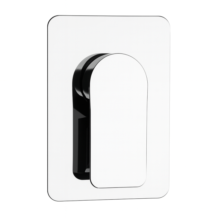 Baterie de cada si dus Remer Rubinetterie Infinity I30, incastrata, monocomanda, comutator cada/dus, cartus ceramic, design modern, crom, alama cromata [1]