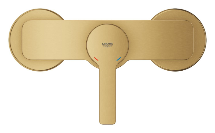Baterie de dus Grohe 33865GN1, Lineare, aparenta, mat, auriu [2]
