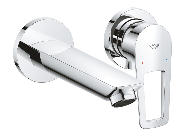 Baterie de lavoar Grohe 20289001, 1 bar, 35 mm, 60 mm, 177 mm, 2 orificii instalare, 1/2 dimensiune racord, Crom [3]