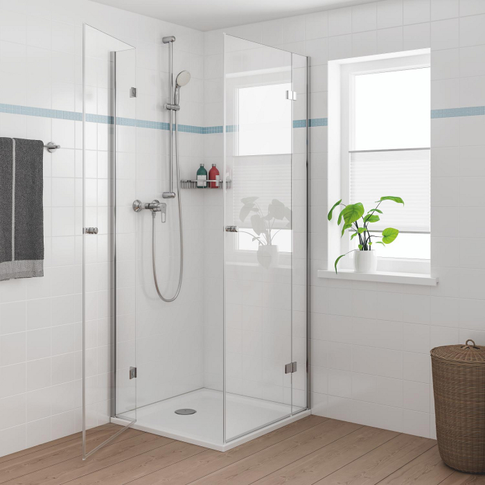 Baterie dus Grohe 23634001, 1 bar, 225 mm, 134 mm, 2 orificii instalare, 1/2 dimensiune racord furtun, Crom [7]