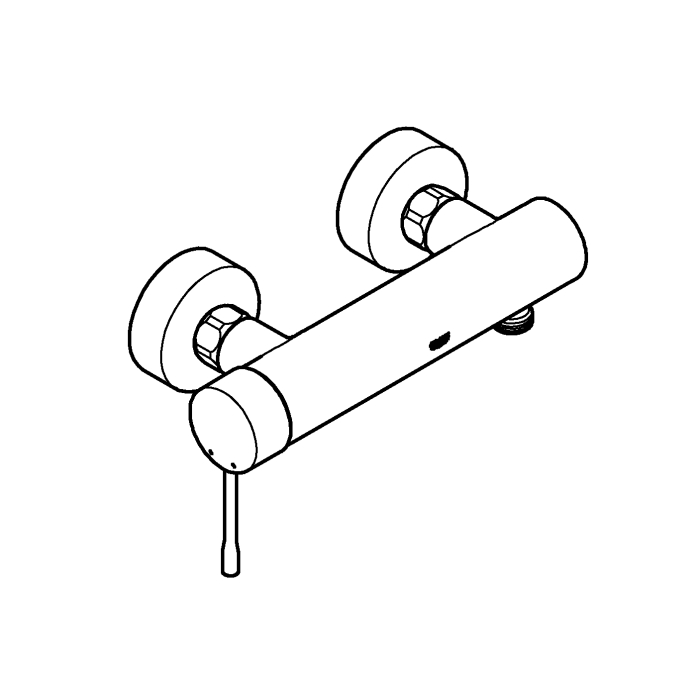 Baterie dus Grohe 33636AL1, Essence, aparenta, mat, grafit [4]