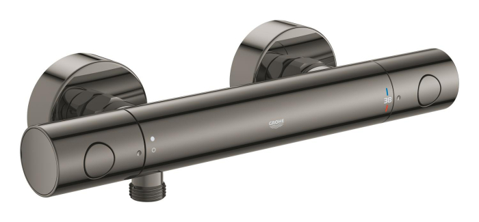 Baterie dus Grohe 34765A00, Grohtherm 800, aparenta, termostat, lucios, grafit [2]