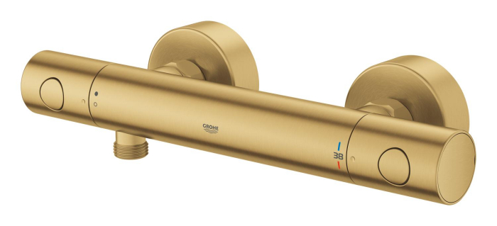 Baterie dus Grohe 34765GN0, Grohtherm 800, aparenta, termostat, mat, auriu [3]