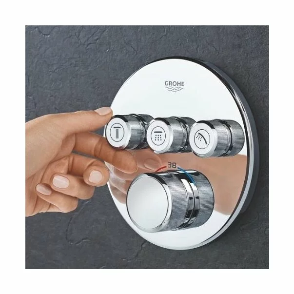 Baterie dus Grohe Grohtherm SmartControl termostatica cu 3 iesiri [2]