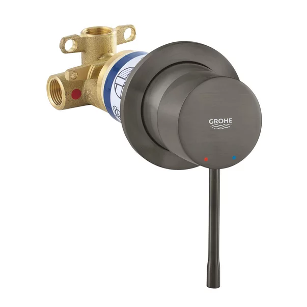Baterie dus incastrata Grohe Essence antracit periat Hard Graphite cu corp ingropat [2]