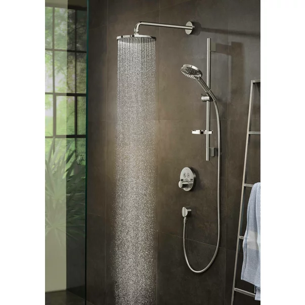 Baterie dus incastrata Hansgrohe ShowerSelect S cu 2 functii negru mat [6]