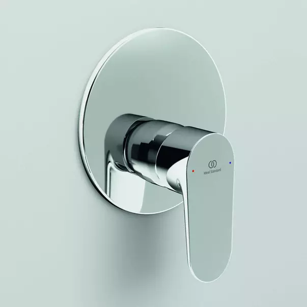 Baterie dus incastrata Ideal Standard Cerafine O crom lucios fara corp ingropat [2]