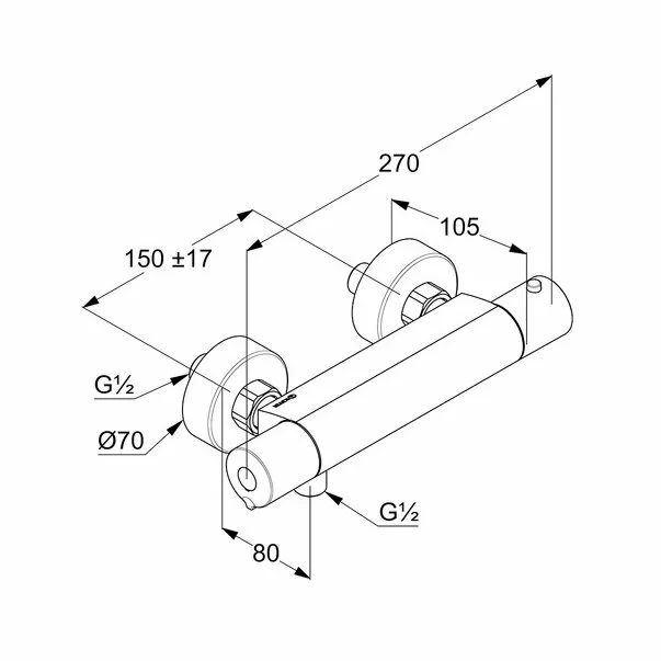 Baterie dus Kludi Basic Thermostat [2]