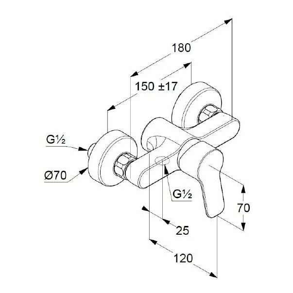 Baterie dus Kludi Pure&Easy [2]