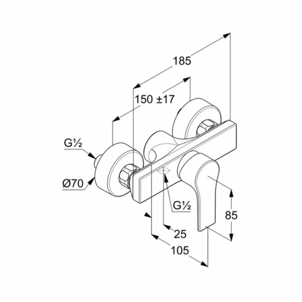 Baterie dus Kludi Zenta SL [2]