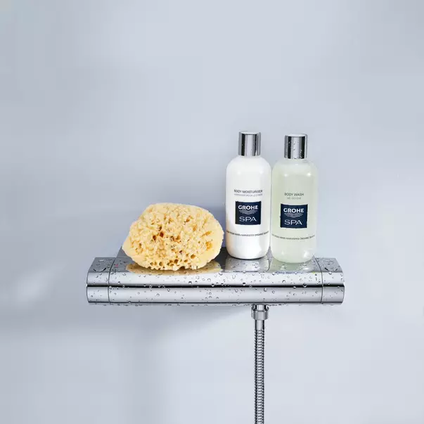 Baterie dus termostatata Grohe Grohtherm 2000 cu set de dus Euphoria crom lucios [2]