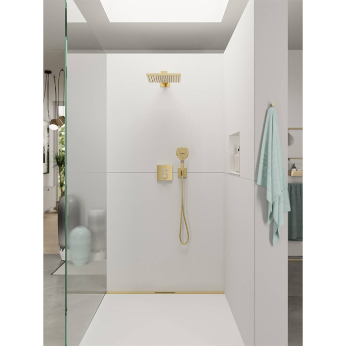 Baterie dus termostatata Hansgrohe ShowerSelect, 2 functii, blocare 40 grade, auriu lucios [4]