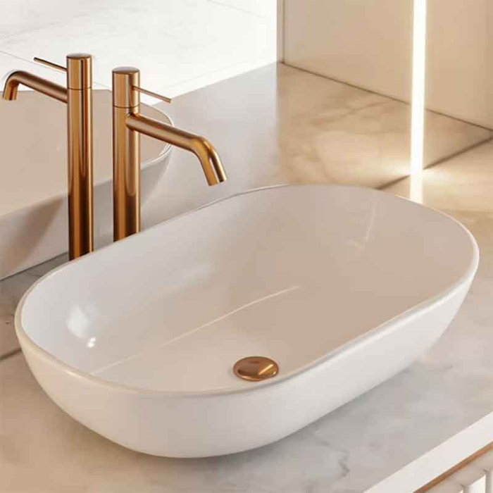 Baterie înaltă pentru lavoar LaVita Verdi 220, fără ventil, brushed copper [2]