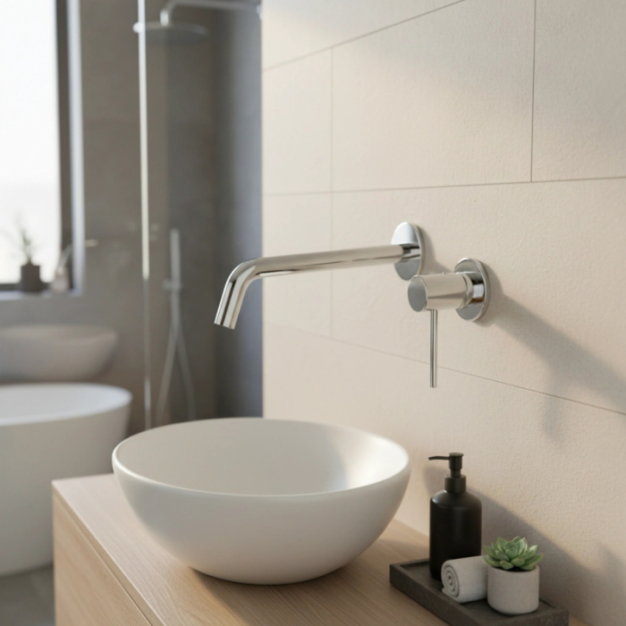 Baterie încastrată pentru lavoar LaVita, Verdi, corp încastrat inclus, crom [2]