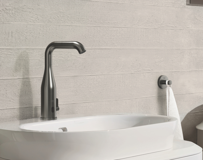 Baterie lavoar cu senzor infrarosu Essence E Grohe 36445AL0, 3/8'', baterie 6V, mixare, 7 programe, dezinfectie [6]