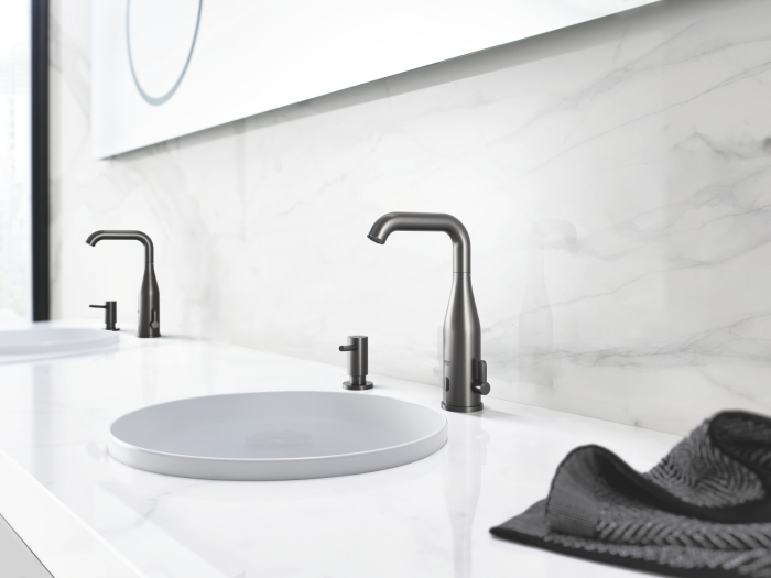 Baterie lavoar cu senzor infrarosu Essence E Grohe 36445AL0, 3/8'', baterie 6V, mixare, 7 programe, dezinfectie [7]
