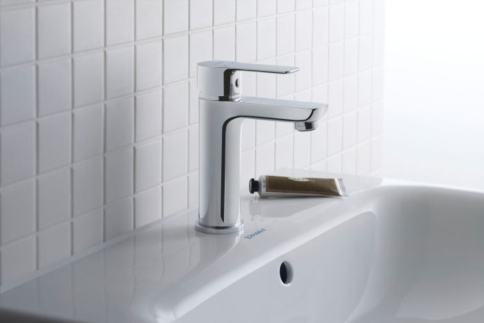 Baterie lavoar Duravit A11040002010, 35 mm, 5.5 l/min, 0.8 bar, 295 mm, 180 mm, 350 mm, 1 orificii instalare, Crom [5]