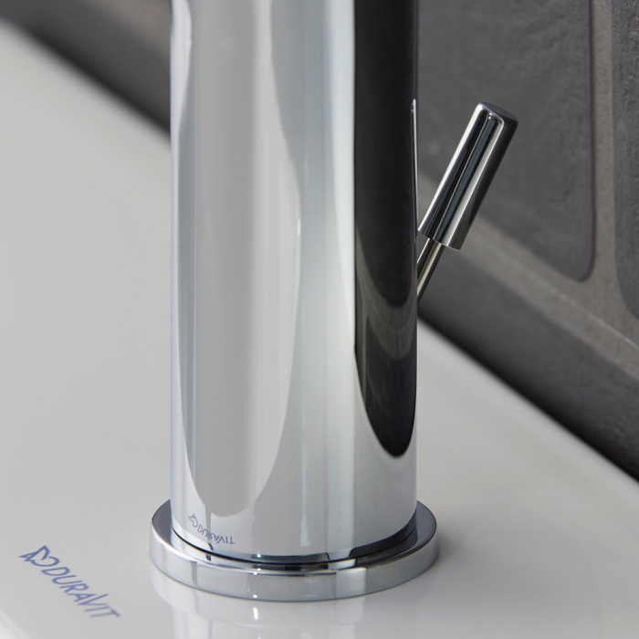 Baterie lavoar Duravit DE1010001010, 35 mm, 5 l/min, 0.8 bar, 161 mm, 139 mm, 434 mm, 1 orificii instalare, Crom [6]