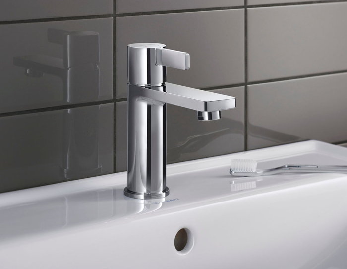 Baterie lavoar Duravit DE1010001010, 35 mm, 5 l/min, 0.8 bar, 161 mm, 139 mm, 434 mm, 1 orificii instalare, Crom [11]