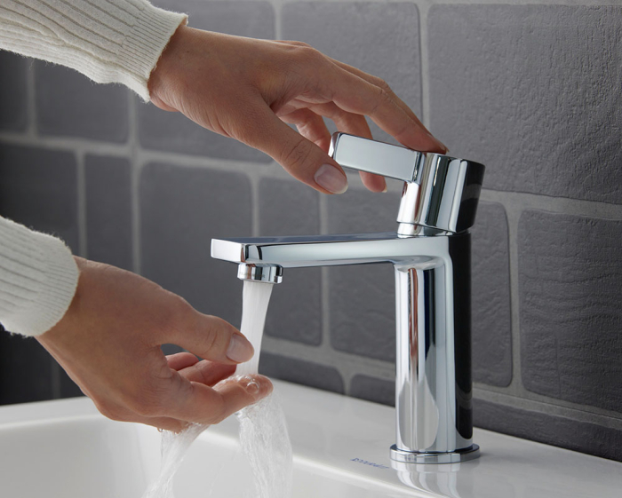 Baterie lavoar Duravit DE1010001010, 35 mm, 5 l/min, 0.8 bar, 161 mm, 139 mm, 434 mm, 1 orificii instalare, Crom [7]