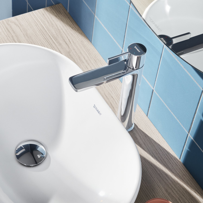 Baterie lavoar Duravit DE1030002010, 35 mm, 5 l/min, 0.8 bar, 270 mm, 184 mm, 415 mm, 1 orificii instalare, Crom [19]