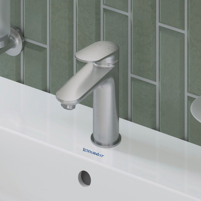 Baterie lavoar Duravit WA1020001070, 5 l/min, 0.5 bar, 35 mm, 171 mm, 166 mm, 361 mm, 1 orificii instalare, Otel satinat [2]