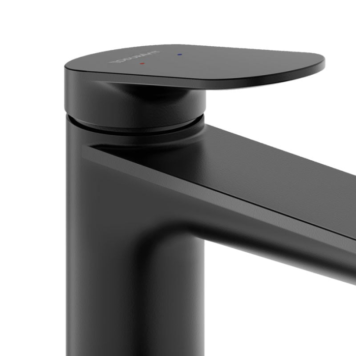 Baterie lavoar Duravit WA1040002046, Wave, tip comanda monocomanda, marime xl, tip instalare pe blat, negru [3]