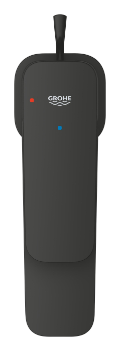 Baterie lavoar Grohe 1017302430, 28 mm, 5 l/min, 0.8 bar, 35 mm, 148 mm, 106 mm, 400 mm, 1 orificii instalare, Negru [4]