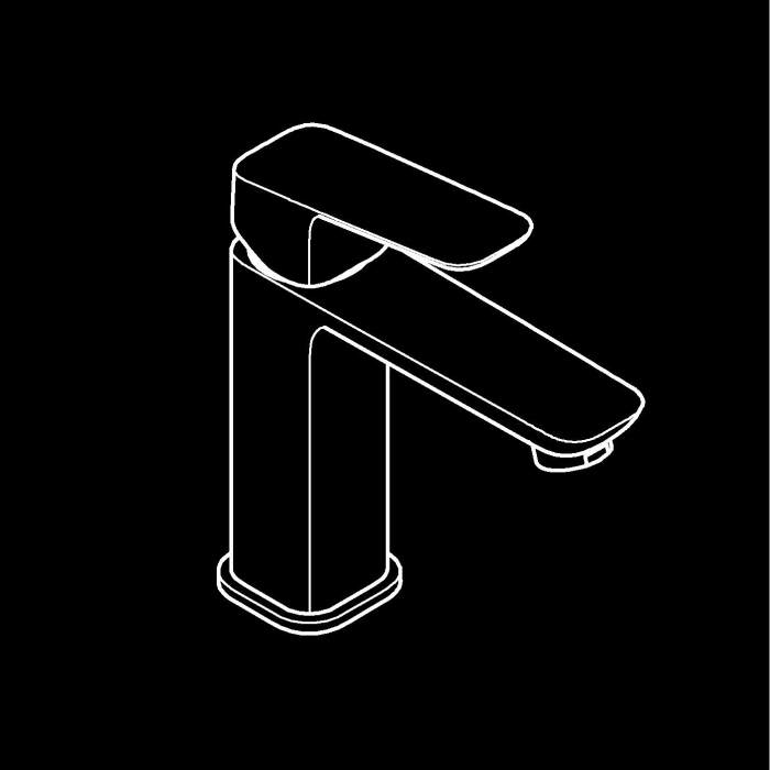 Baterie lavoar Grohe 1017520000, Cubeo, tip comanda monocomanda, marime m, tip instalare pe lavoar, pe blat, crom [4]