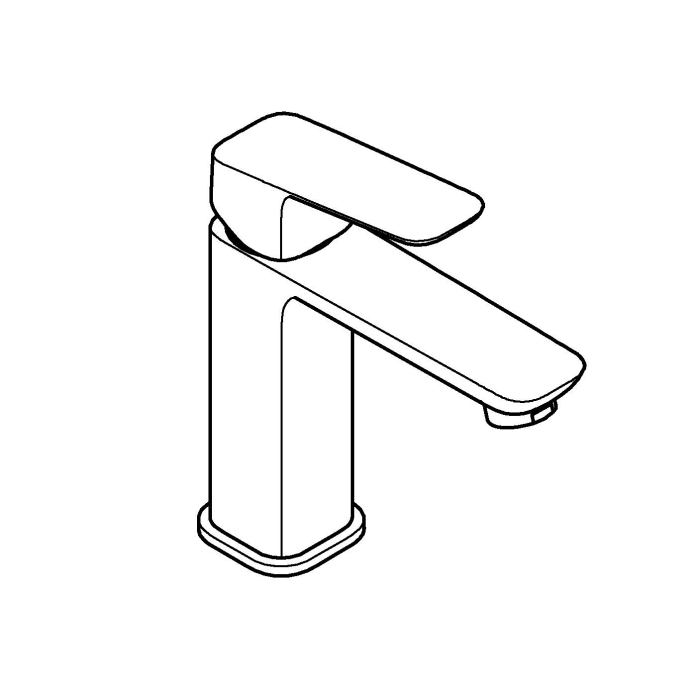 Baterie lavoar Grohe 1017552430, 28 mm, 5 l/min, 0.8 bar, 35 mm, 169 mm, 116 mm, 380 mm, 1 orificii instalare, Negru [5]