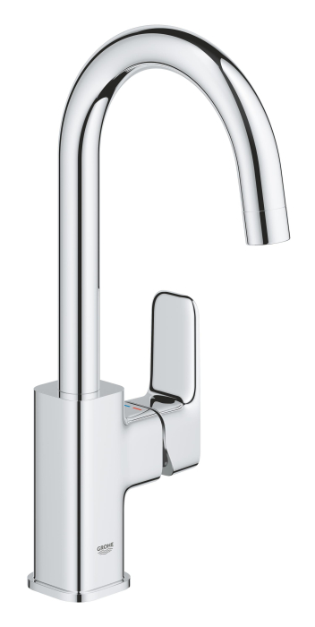 Baterie lavoar Grohe 1017710000, 28 mm, 5 l/min, 0.6 bar, 35 mm, 311 mm, 140 mm, 395 mm, 1 orificii instalare, Crom [2]