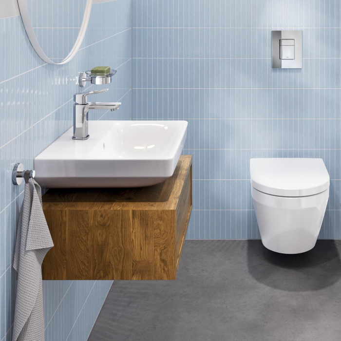 Baterie lavoar Grohe 1018600000, Dice, tip comanda monocomanda, marime s, tip instalare pe lavoar, crom [3]