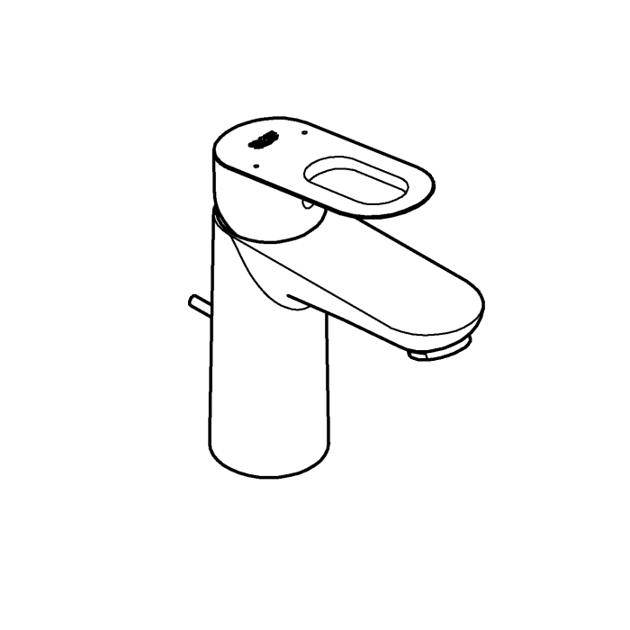 Baterie lavoar Grohe 23335000, 28 mm, 5.7 l/min, 1 bar, 35 mm, 150 mm, 91 mm, 1.24 kg, 395 mm, monocomanda, Crom [10]